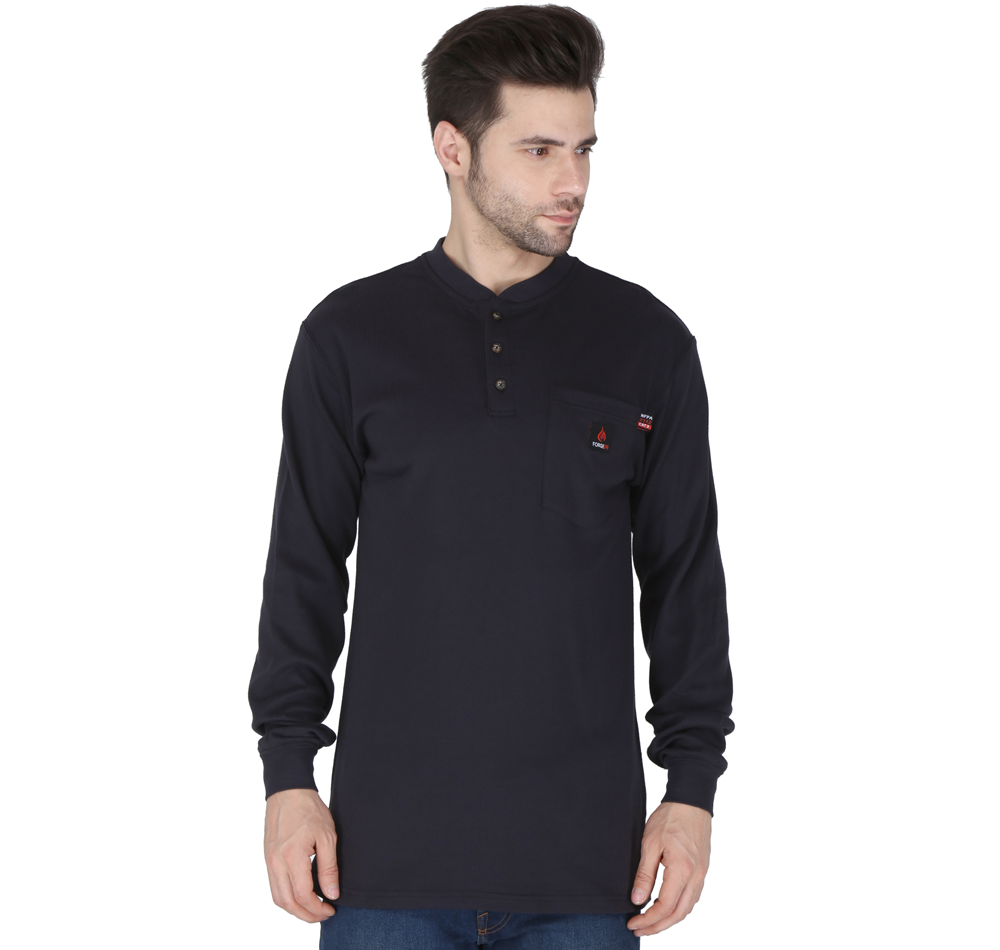 Picture of Forge FR MFRHNLY-004 MEN'S FR HENLEY